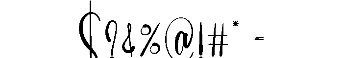 Intelligent Font OTHER CHARS