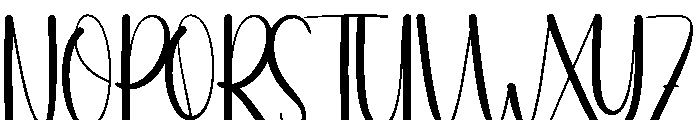 Intelligent Font UPPERCASE