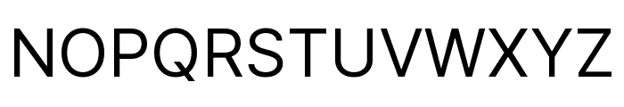 Inter V Font UPPERCASE