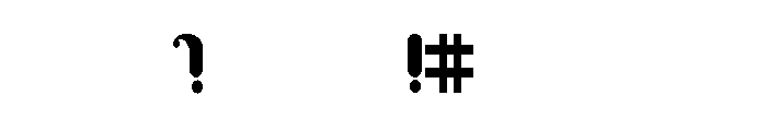 InteractRegular Font OTHER CHARS