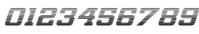 Interceptor Gradient Italic Font OTHER CHARS