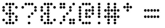 IntoDotMatrix Regular Font OTHER CHARS
