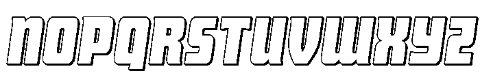 Intrepid Spear 3D Font UPPERCASE