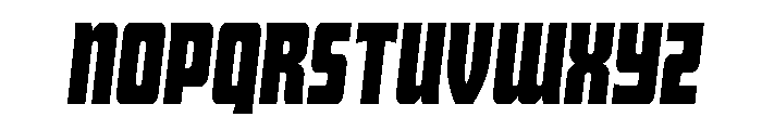 Intrepid Spear Condensed Font UPPERCASE