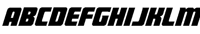 Intrepid Spear Expanded Italic FONT