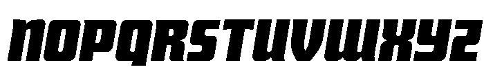 Intrepid Spear Expanded Font UPPERCASE
