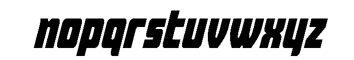 Intrepid Spear LC Condens Ital Font LOWERCASE