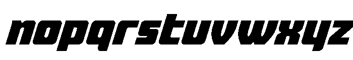 Intrepid Spear LC Expand Ital Font LOWERCASE