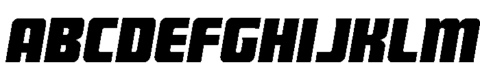 Intrepid Spear LC Expanded Font UPPERCASE