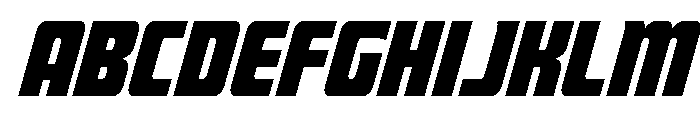 Intrepid Spear LC Italic Font UPPERCASE