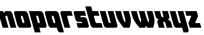 Intrepid Spear LC Super-Leftal Font LOWERCASE