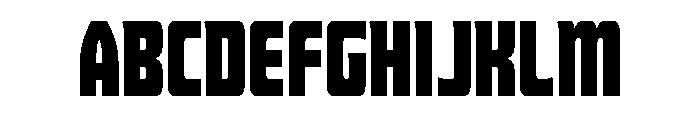 Intrepid Spear Straight Conden Font UPPERCASE