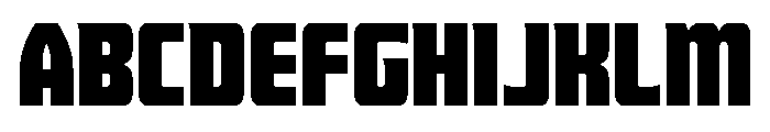 Intrepid Spear Straight Font UPPERCASE