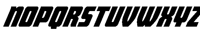 Intrepid Spear Super-Italic Font LOWERCASE