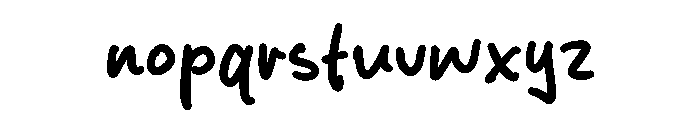 Intro Story Font LOWERCASE