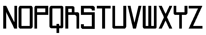 Invisble city Regular Font LOWERCASE