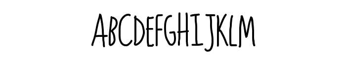 indie queen Font LOWERCASE