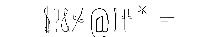 indiferente Font OTHER CHARS