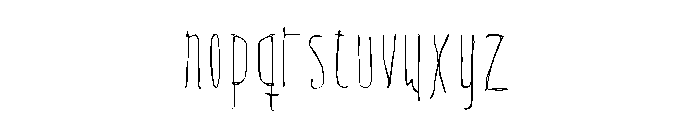 indiferente Font LOWERCASE