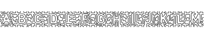 infinitylabyrinth-Regular Font UPPERCASE