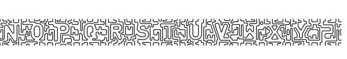 infinitylabyrinth-Regular Font UPPERCASE