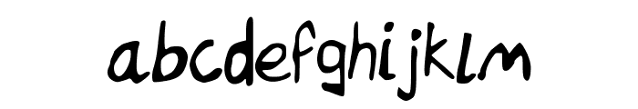 inkworms Font LOWERCASE