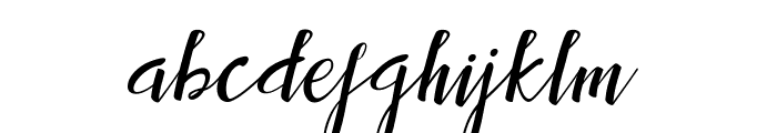 inthai-Regular Font LOWERCASE