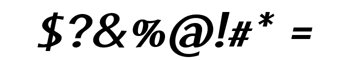 Inchworm-BoldItalic Font OTHER CHARS