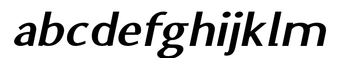 Inchworm-BoldItalic Font LOWERCASE