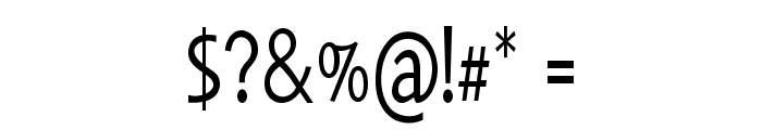 Inchworm-CondensedRegular Font OTHER CHARS
