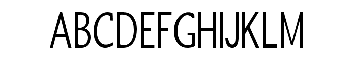 Inchworm-CondensedRegular Font UPPERCASE