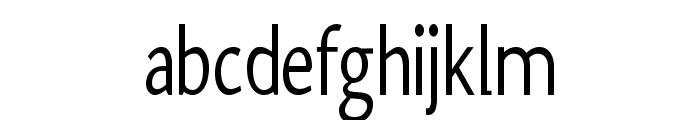 Inchworm-CondensedRegular Font LOWERCASE