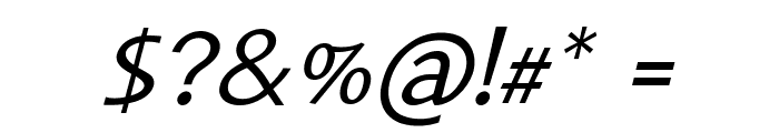 Inchworm-Italic Font OTHER CHARS