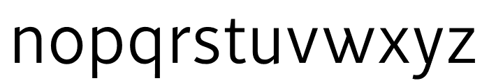 Independent Sans Light Font LOWERCASE