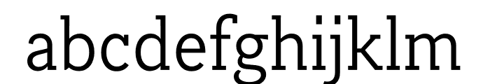 Independent Slab Light Font LOWERCASE