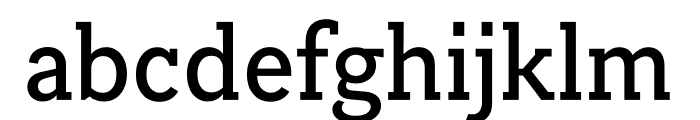 Independent Slab Regular Font LOWERCASE