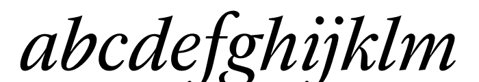 Independent Text Italic Font LOWERCASE