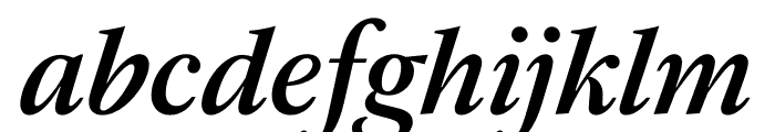 Independent Text Medium Italic Font LOWERCASE