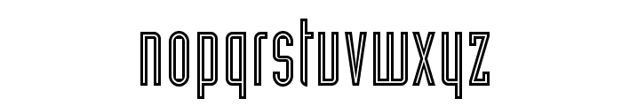 IndustriaLTStd-Inline Font LOWERCASE