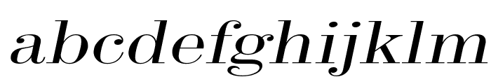 Indy 17 Extended Italic Font LOWERCASE