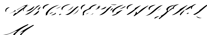 Indelible Victorian Regular Font UPPERCASE