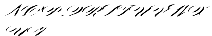 Indelible Victorian Regular Font UPPERCASE
