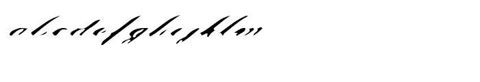 Indelible Victorian Regular Font LOWERCASE