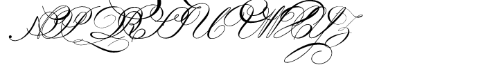 Indenture English Penman Regular Font UPPERCASE