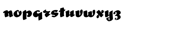 India Ink Font LOWERCASE