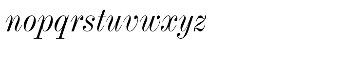 Industrial 736 Italic Font LOWERCASE