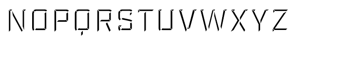 Industry Inc Bevel Fill Font LOWERCASE
