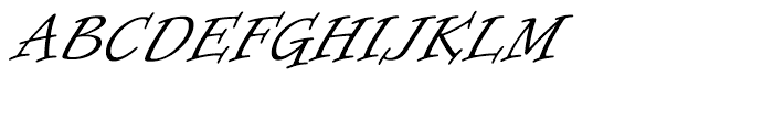 Informal Roman Regular Font UPPERCASE