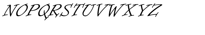 Informal Roman Regular Font UPPERCASE