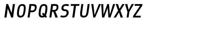 Informatic Condensed Italic Font UPPERCASE